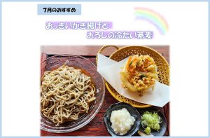 Read more about the article 期間限定「おっきいかき揚げとおろしの冷たい蕎麦」